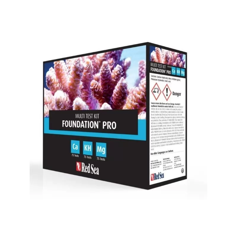 Reef Foundation Pro Multi Test Kit (Ca, Alk, Mg) Reef Foundation Pro Multi Test Kit (Ca, Alk, Mg)