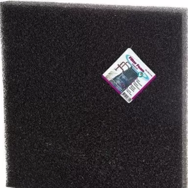 Schwarzer Filterschaumstoff grob 50x50x5cm