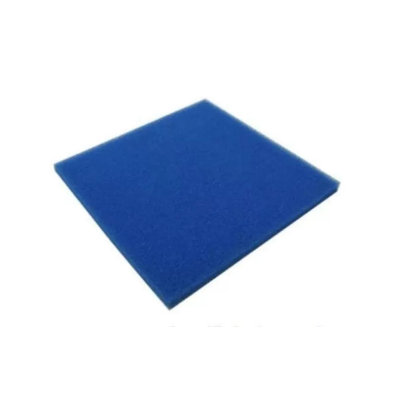 Blauw filter schuim grof 50x50x2 cm