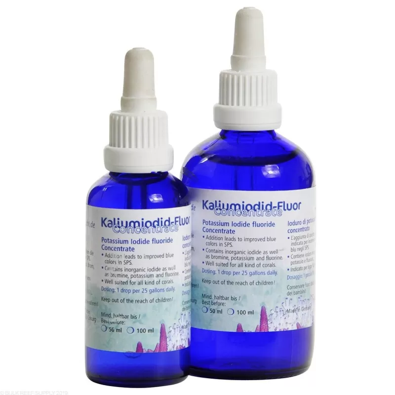 Korallen Zucht Kalium Jodide Fluoride Con 100 ml Korallen Zucht Kalium Jodide Fluoride Con 100 ml