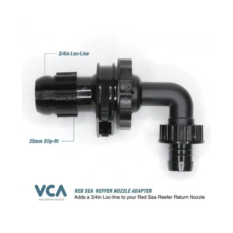 VCA RSR 25mm Slip-Fit Adapter 3/4in Loc-Line