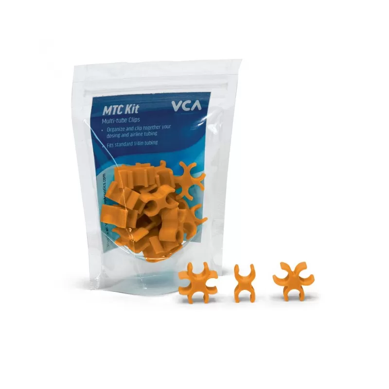 VCA Multi Tube clips Yuma Orange VCA Multi Tube clips Yuma Orange