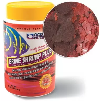 Ocean Nutrition Brine Shrimp Plus Flakes