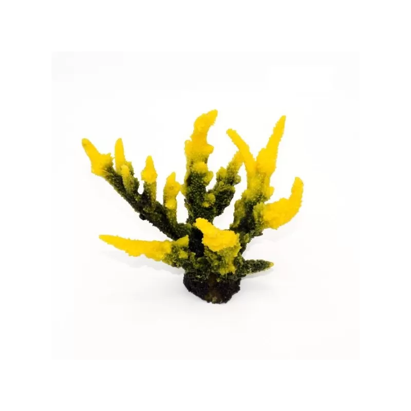 Kunstkoraal Acropora Geel/Paars Kunstkoraal Acropora Geel/Paars