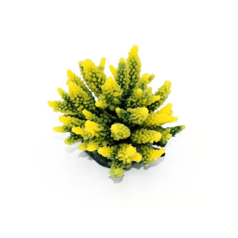 Kunstkoraal Acropora Geel/Groen Kunstkoraal Acropora Geel/Groen