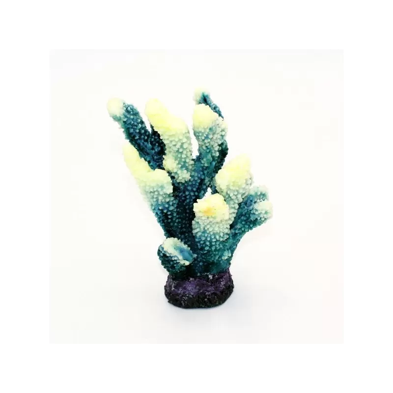Kunstkoraal Acropora Wit/Geel 