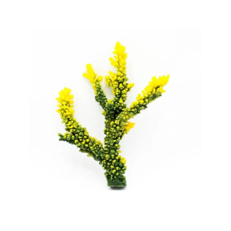 Kunstkoraal Acropora Geel/Groen Kunstkoraal Acropora Geel/Groen