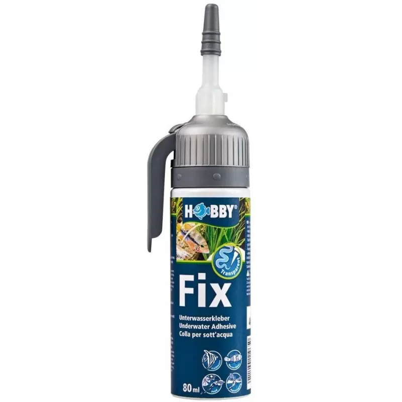 Hobby Onderwaterlijm FIX transparant mini koker 80ml Hobby Onderwaterlijm FIX transparant mini koker 80ml