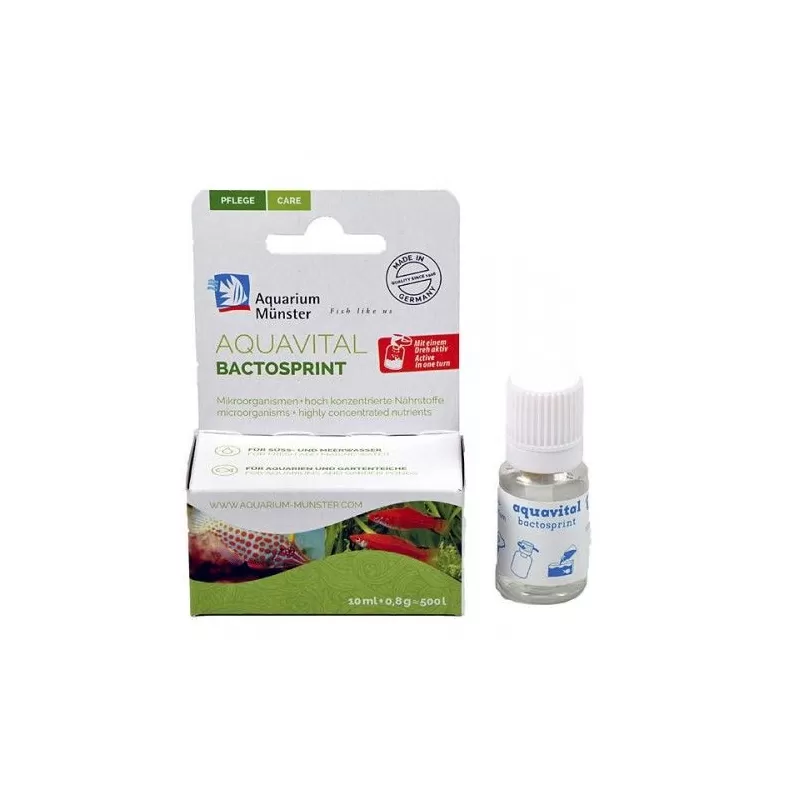 Aquarium Munster Aquavital Bactosprint 10 ml + 0,8 g Aquarium Munster Aquavital Bactosprint 10 ml + 0,8 g