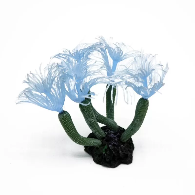 Kunstkoraal feather duster blauw Kunstkoraal feather duster blauw