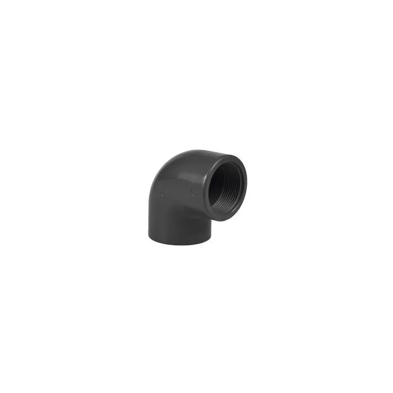PVC Knie 63mm x 3" Binnendraad 90gr