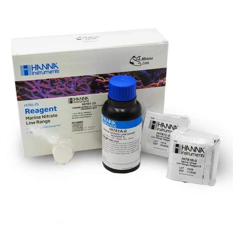 Hanna Reagent Nitrate Seawater HI781-25 Hanna Reagent Nitrate Seawater HI781-25