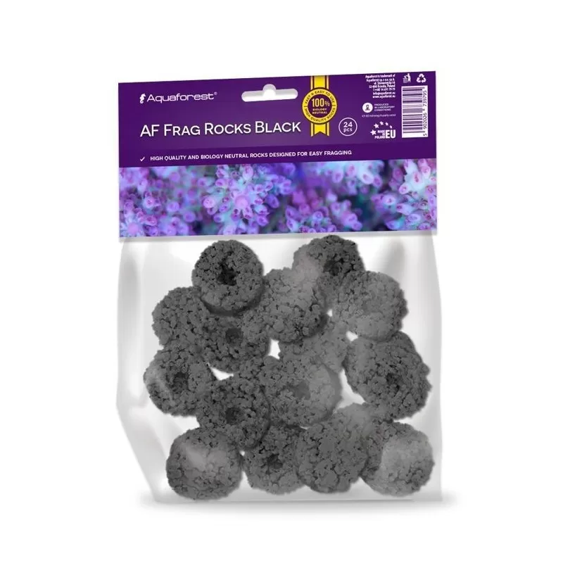 Aquaforest Frag Rocks Black 24pcs Aquaforest Frag Rocks Black 24pcs