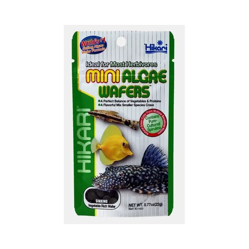 Hikari Mini Algae Wafers 22 gram Hikari Mini Algae Wafers 22 gram