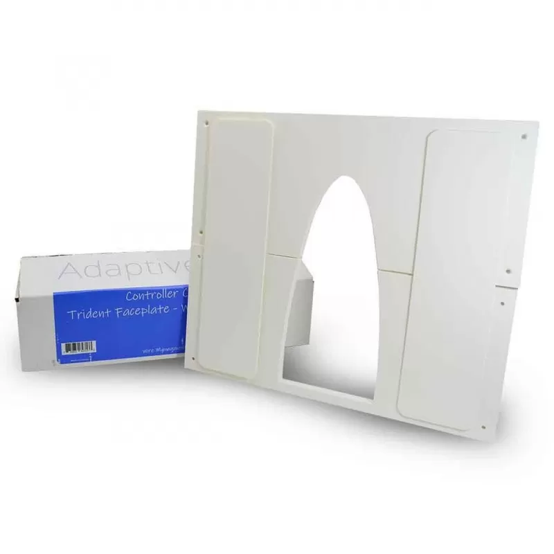 Neptune Controller Cabinet Trident Faceplate - White - Quad Slat Neptune Controller Cabinet Trident Faceplate - White - Quad Slat