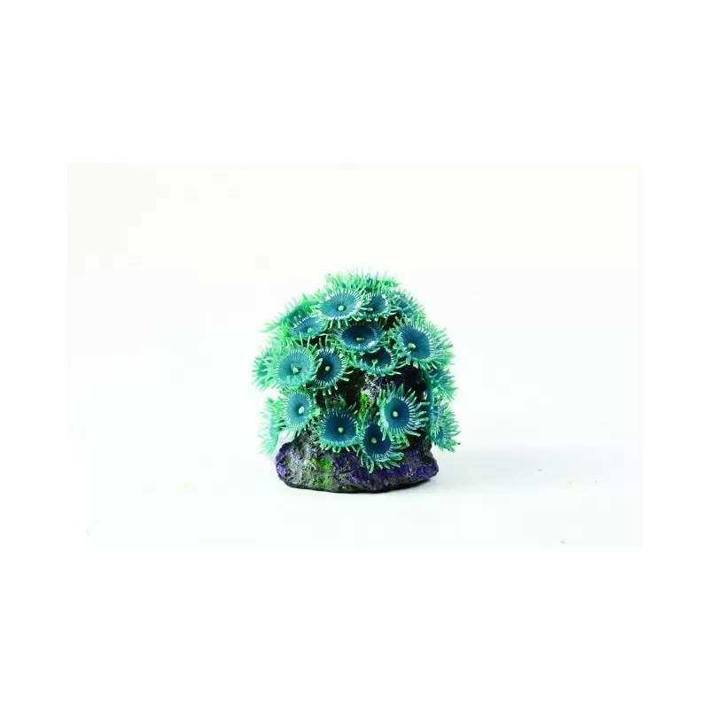 Kunstkoraal palythoa blauw 7 5x7x8 Kunstkoraal palythoa blauw 7 5x7x8