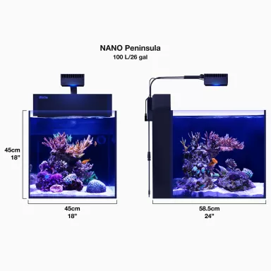 Red Sea MAX NANO Peninsula ohne Schrank (ohne Unterschrank)