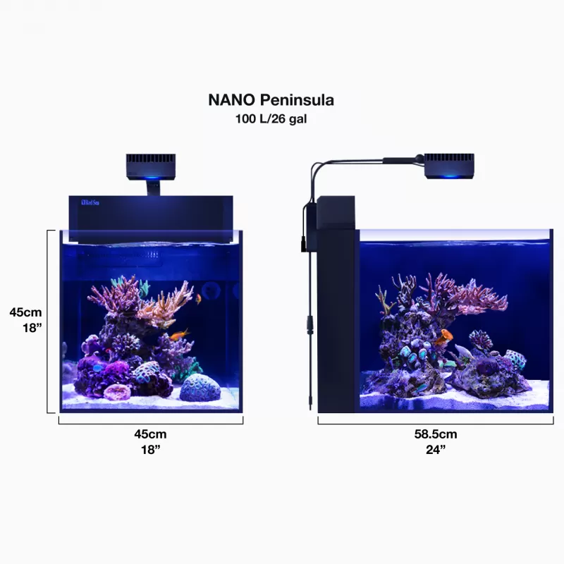 Red Sea MAX NANO Peninsula excl Cabinet (Zonder onderkast) Red Sea MAX NANO Peninsula excl Cabinet (Zonder onderkast)