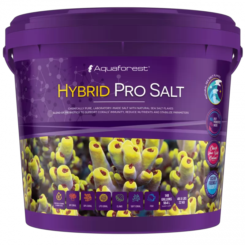 Aquaforest hybrid pro salt 22 kg emmer Aquaforest hybrid pro salt 22 kg emmer