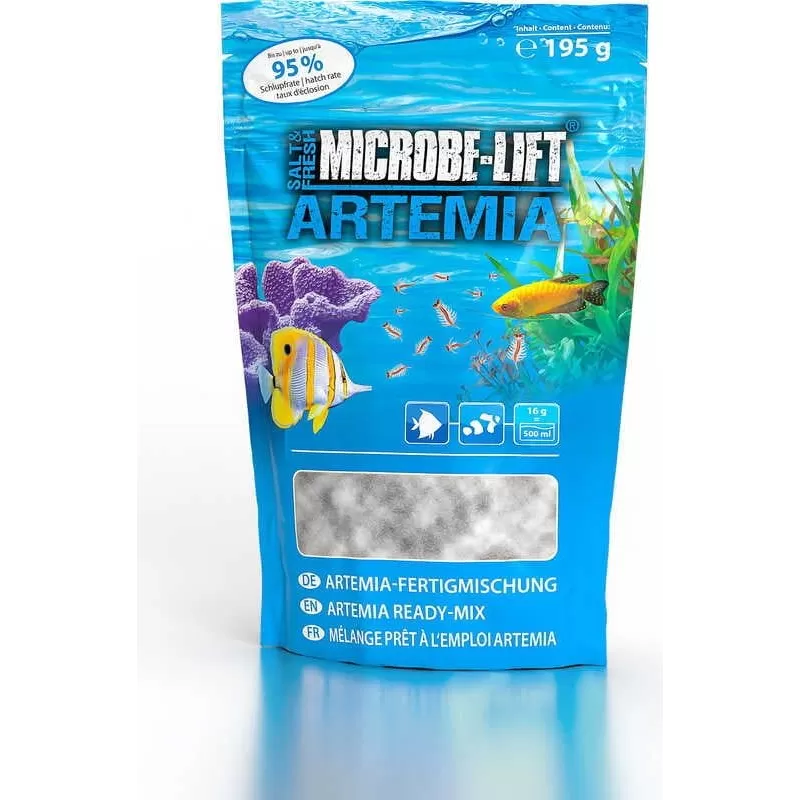 Microbe lift Artemia Ready Mix brine shrimp eggs salt Microbe lift Artemia Ready Mix brine shrimp eggs salt