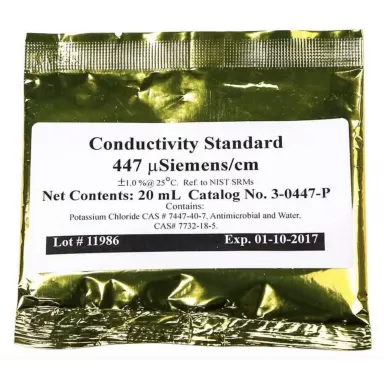 Apex 447 uS cm Conductivity Calibration Solution