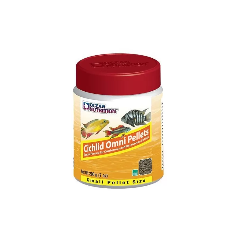 Ocean nutrition cichlid omni pellets small 200g Ocean nutrition cichlid omni pellets small 200g