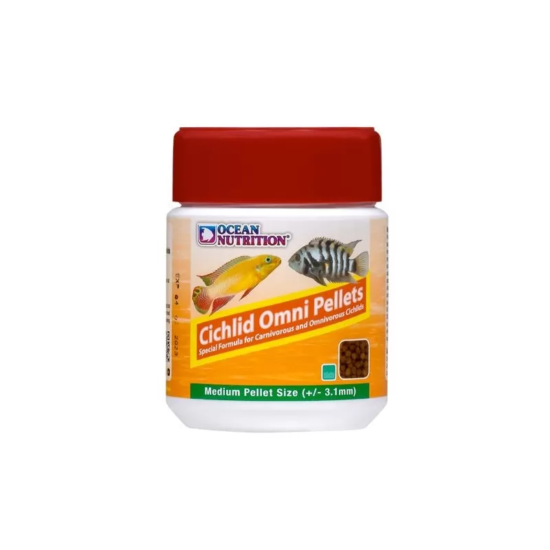 Ocean nutrition cichlid omni pellets medium 100g