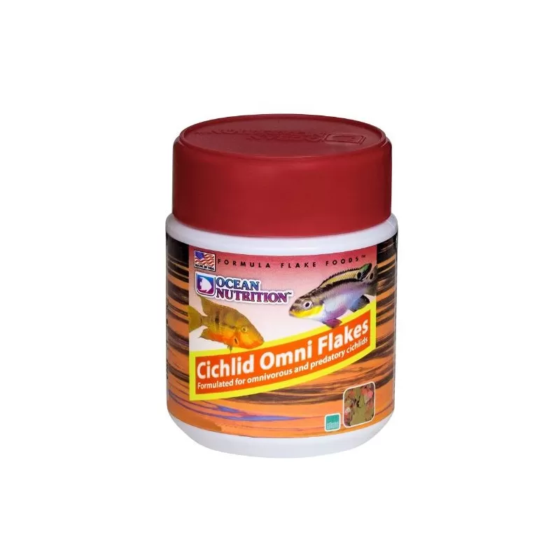 Ocean nutrition cichlid omni flake 71g