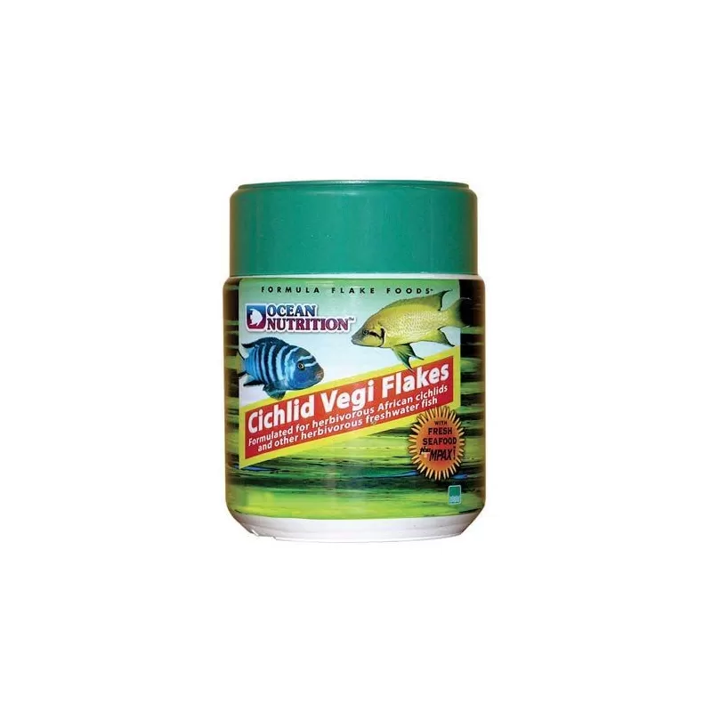 Ocean nutrition cichlid vegi flake 71g