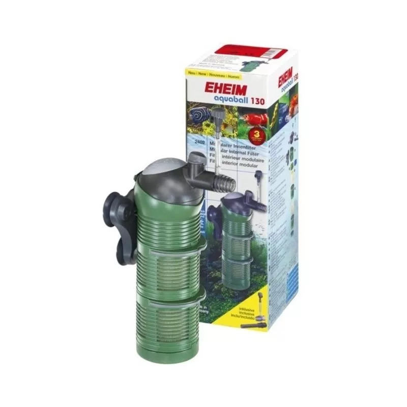EHEIM BINNENFILTER AQUABALL 130 180 550 L H 2402 020 EHEIM BINNENFILTER AQUABALL 130 180 550 L H 2402 020