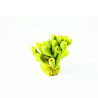 Kunstkoraal mini sponge geel
