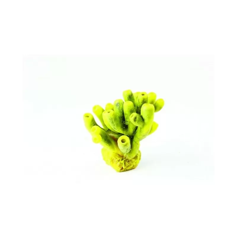 Kunstkoraal mini sponge geel Kunstkoraal mini sponge geel