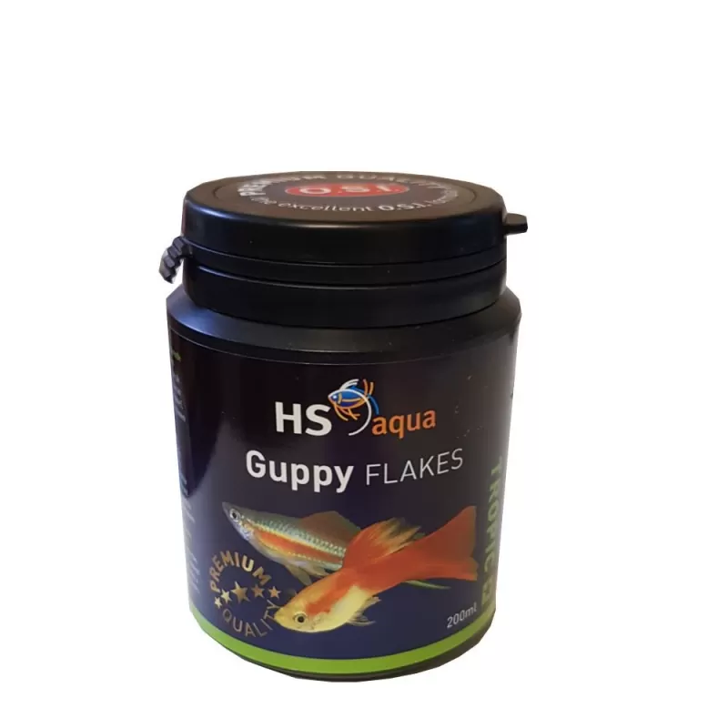 HS AQUA GUPPY FLAKES 200 ML HS AQUA GUPPY FLAKES 200 ML