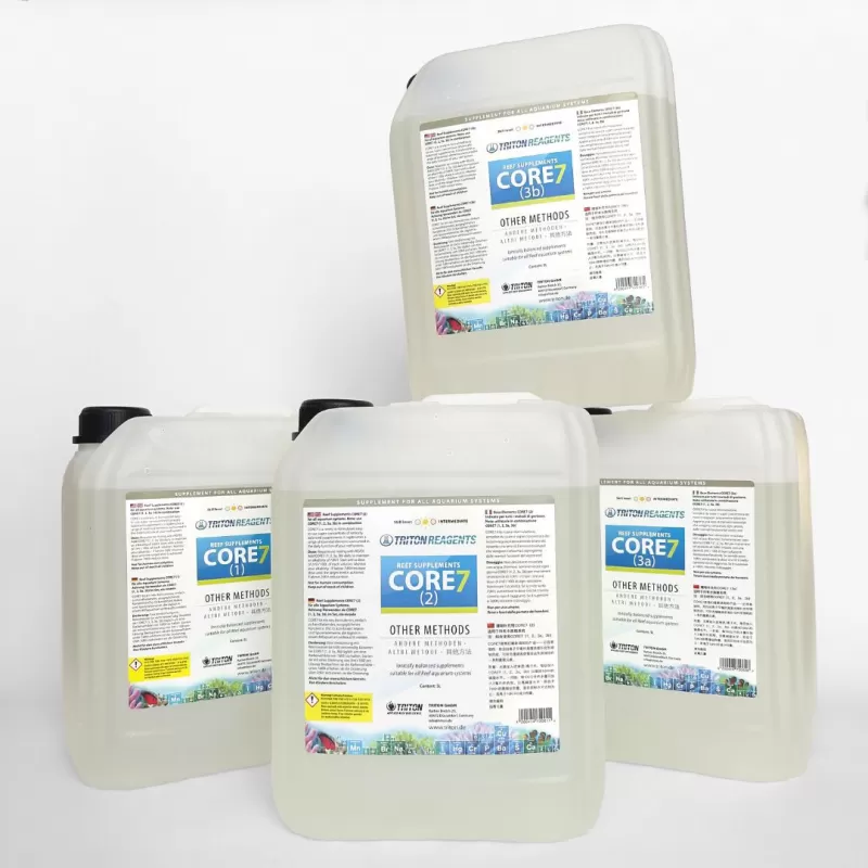 Triton CORE7 Reef Supplements 4x 5ltr Flüssigkeit l Coralandfishstore.nl Triton CORE7 Reef Supplements 4x 5ltr Flüssigkeit l Coralandfishstore.nl