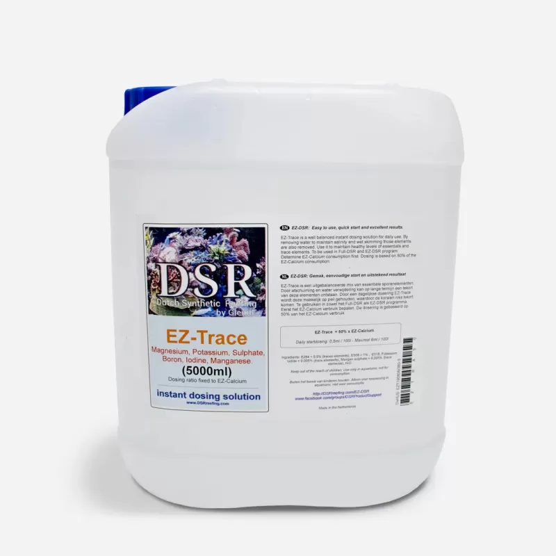 DSR EZ Trace Spurenelemente 5L bestellen? l Coralandfishstore.nl DSR EZ Trace Spurenelemente 5L bestellen? l Coralandfishstore.nl