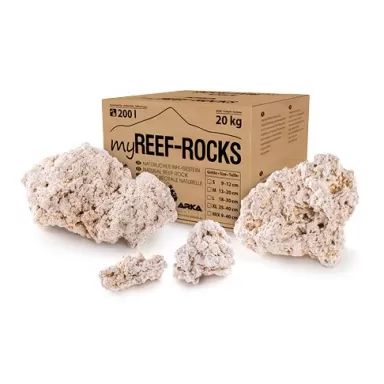 MyReef-Rocks natural aragonite rocks Mixed-Box (all 4 size)