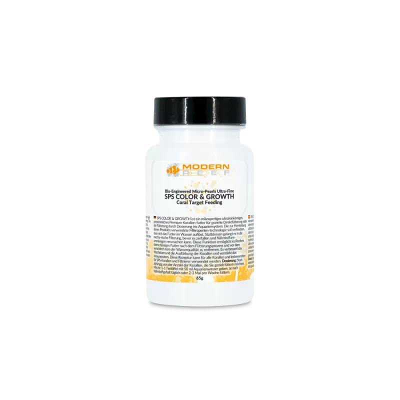 Modern Reef SPS Color & Growth (Micro-Pearl Ultra-Fine) 65g Modern Reef SPS Color & Growth (Micro-Pearl Ultra-Fine) 65g