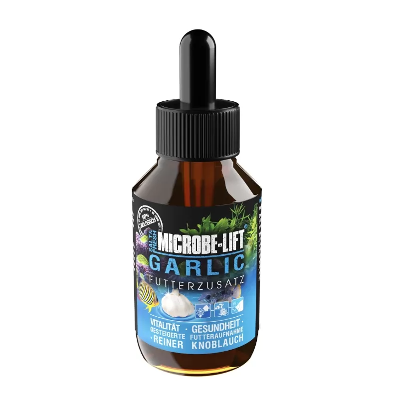 Möchten Sie Microbe Lift Knoblauch - Futterzusatz 100 ml kaufen? | Coralandfishstore.nl Möchten Sie Microbe Lift Knoblauch - Futterzusatz 100 ml kaufen? | Coralandfishstore.nl