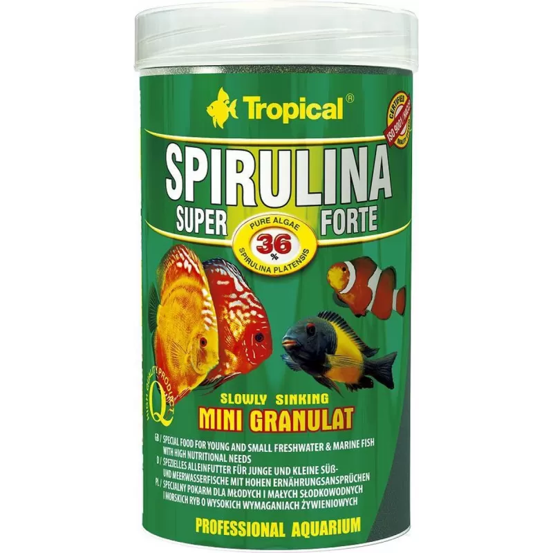 Tropical Spirulina Super Forte Granulat 36% 250ml Tropical Spirulina Super Forte Granulat 36% 250ml