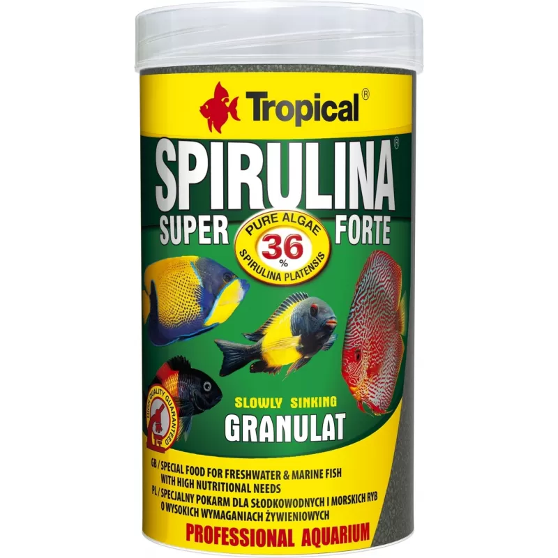 Tropical Spirulina Super Forte Granulat 36% 1000ml Tropical Spirulina Super Forte Granulat 36% 1000ml