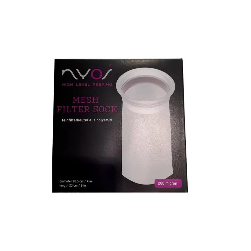 Möchten Sie Nyos Mesh Filter Socke 200 Mikron kaufen? CORALANDFISHSTORE.NL Möchten Sie Nyos Mesh Filter Socke 200 Mikron kaufen? CORALANDFISHSTORE.NL