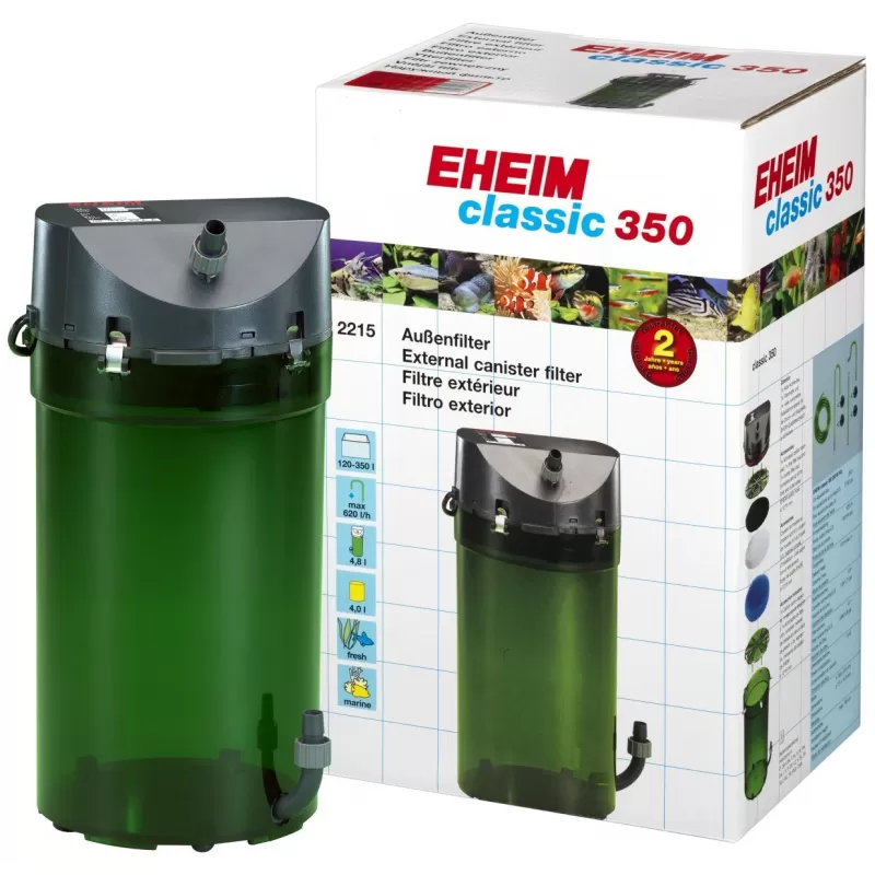 Eheim buitenfilter classic 2215 zonder massa 620 L H Eheim buitenfilter classic 2215 zonder massa 620 L H
